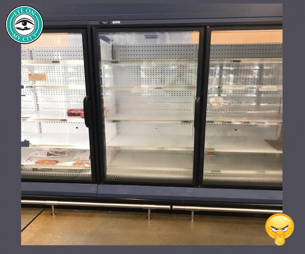Local citizen reports: Shelves are bare at Naval Air Station